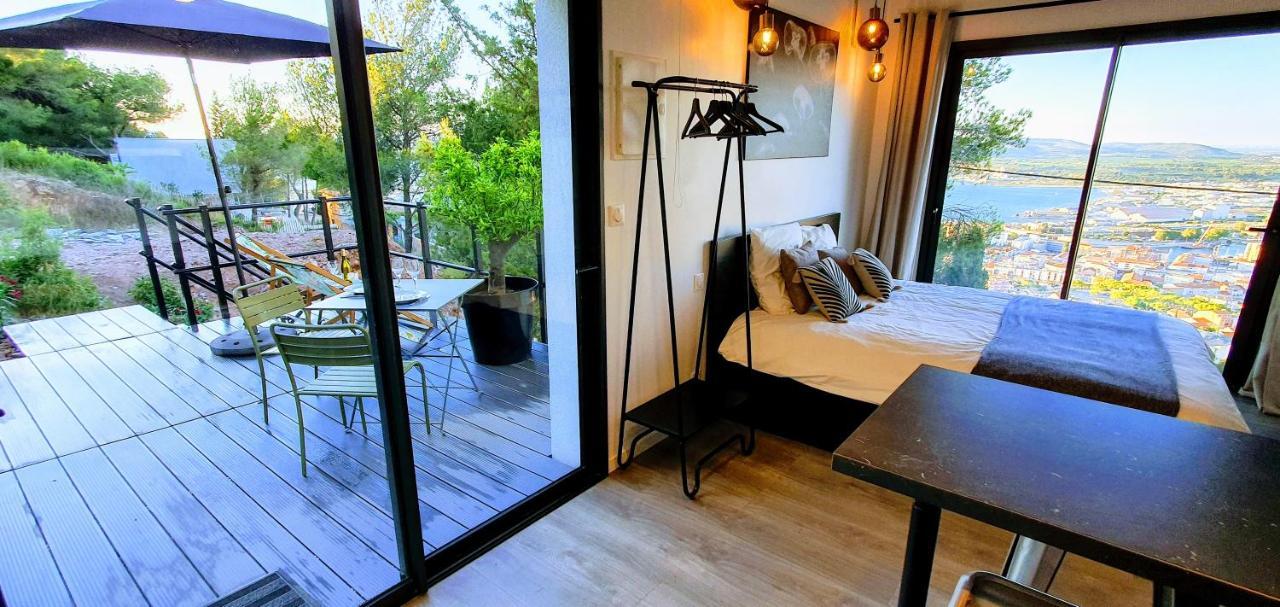 Le Rouquier Studio Terrasse, Vue Exceptionnelle, Climatisation Sète Dış mekan fotoğraf